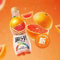 满分西柚微气泡含气复合果汁饮料380ml