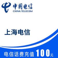 上海电信 手机话费 100元直充 快速充值到账 不支持携号转网充值