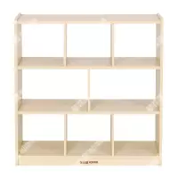 华森葳儿童家具 新哈佛8格中空柜