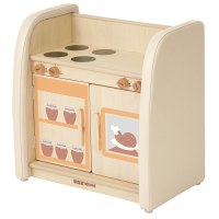 淘乐幼儿厨房柜(灶台组)-米色
