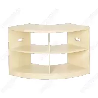 剑桥贝比两层90度弧形柜