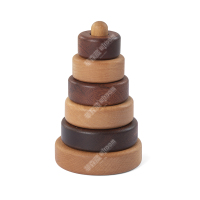 华森葳 原木堆塔组合-圆形