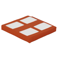 华森葳火车攀爬-镜子地垫-赭石色