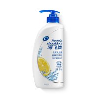 海飞丝洗发水清爽去油750ml 去屑洗发露液洗头膏(持久去屑止痒洗发乳 清爽控油 柠檬香 男士女士通用 苏宁自营)