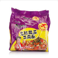 今麦郎 大今野老坛酸菜牛肉面五连包