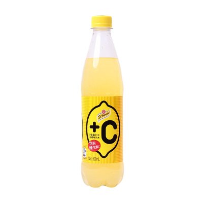怡泉+C水柠檬味汽水500ml