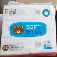 亿兰多浣熊可湿水抽纸400*6包