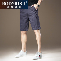 RODYHISII品牌商务休闲男士工装短裤男薄款2023夏季新款修身直筒薄五分裤男裤子