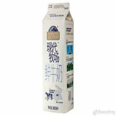 蒙牛现代牧场屋顶包鲜牛奶960ml