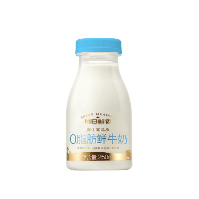 蒙牛每日鲜语0脂肪鲜牛奶250ml