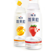 味全唯果粒风味发酵乳芒果黄桃味230g