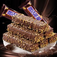 夹心威化 坚果巧克力威化饼 休闲零食饼干网红零食