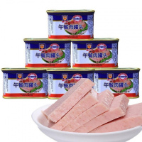 午餐肉罐头198克上海猪肉罐头熟食火腿火锅即食速食