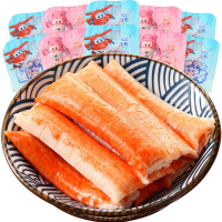 蟹肉棒香辣蟹棒即食手撕蟹柳蟹味棒海味零食小吃休闲食品