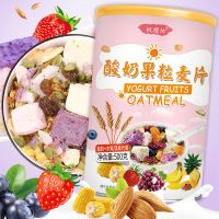 酸奶果粒块烘培水果麦片即食营养早餐混合水果燕麦片代餐500克
