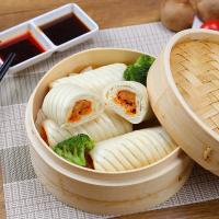 奥尔良鸡肉卷金丝卷12个早餐速食花卷微波即食面点懒人食