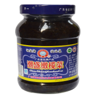 潮盛(CHAOSHENG) 橄榄菜450g 瓶装 榨菜 下饭菜 面条泡面好搭档 酱菜类 蔬菜类