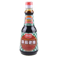 厨邦酱油草菇老抽410ml美味鲜调味品调料增色红烧