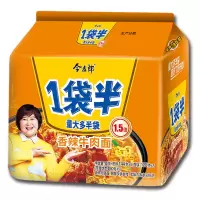 今麦郎一袋半香辣牛肉面五连包 144g*5