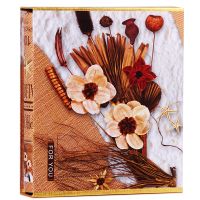 封后盒装8寸100张家庭相册本影集儿童成长宝宝照过塑相簿插页相册 [复古花朵]-盒装7寸100张