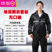 雨衣雨裤套装骑行全身防暴雨电动车外卖防雨分体骑行加厚长款雨披 FENGHOU
