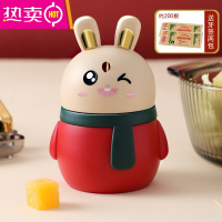 FENGHOU牙签盒自动弹出高颜值家用个性创意可爱小兔子网红牙签筒桶罐 故宫红+牙签2包(100根/包)