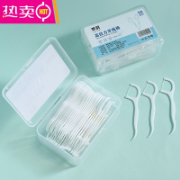 FENGHOU超细高分子细滑牙线棒一次性牙签牙线便携牙线盒牙线签6盒300支 升级款盒装 7.1cm 200支