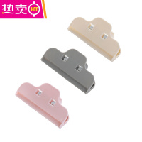 FENGHOU封口夹零食保鲜夹茶叶奶粉厨房食品袋子密封夹器塑料食物夹子器 A款10个颜色随机