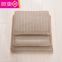 FENGHOU夏季学生记忆棉冰藤坐垫 教室长方形冰爽凉垫 板凳椅子藤席防滑垫