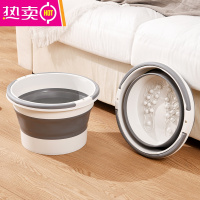 FENGHOU折叠泡脚桶家用洗脚盆便携式塑料加厚按摩器深过小腿足浴盆