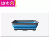 FENGHOU可折叠洗菜盆便携式多大号方盆家用塑料洗碗厨房长方形沥水盆