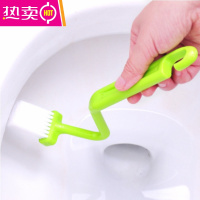 FENGHOU日式S型迷你马桶刷清除死角弯曲刷子坐便器缝隙卫生间厕所刷