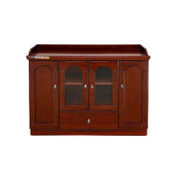 鑫智创办公室油漆实木皮酒店餐边柜酒柜矮柜储物碗柜会议室柜子