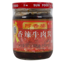 阿香婆香辣牛肉酱淡甜味200g