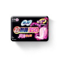 苏菲（SOFY）超熟睡超薄随心翻夜用卫生巾棉柔表层350 8P