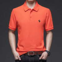 传奇保罗男士2021夏季新款上衣时尚休闲纯色刺绣小马标商务polo衫
