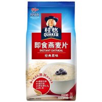 桂格（Quaker）早餐谷物 膳食纤维 即食燕麦片经典原味700g袋装