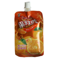 喜之郎CICI香橙果粒爽饮料258ml