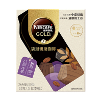 雀巢金牌袋泡研磨咖啡-清雅威士忌风味50g(5包*10克)
