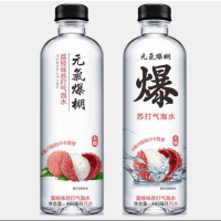 元气爆棚气泡水荔枝味480ml