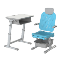 舒心—碳纤维可回收午休课桌椅KZW050010T,KYW500510T