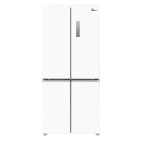 免运费美的483升 M60系列 BCD-483WSPZM(E) 超薄冰箱十字双开门四门嵌入式超薄款白色家用冰箱