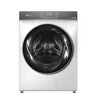 免运费小天鹅10KG TG100VC806W水魔方冷水洗 彩屏+全时巡航+智能投放 滚筒洗衣机