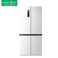 免运费容声509升双净平嵌系列十字对开四开门零嵌入一级能效底部散热BCD-509WD2FPQLA-ET51 雅士白