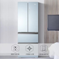 海尔(Haier)332升 法式多门冰箱 变频1级能效 阻氧干湿分储 风冷无霜 BCD-332WFCL(可开增票)