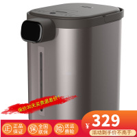 美的(Midea)电热水瓶5L家用电热水壶一键除氯多段温控双层防烫食品级304不锈钢开水壶烧水壶 布朗棕SP50E503