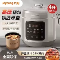 九阳(Joyoung)电压力锅家用精巧 4L容量 高压锅多功能智能预约煮饭炖肉煲汤锅电饭煲 Y-40H28