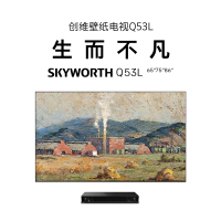 创维65Q53L独立主机无缝贴墙65英寸4K120Hz高刷3+32G壁纸电视,请备注邮箱收发票