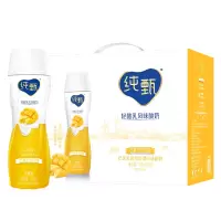 蒙牛纯甄轻酪乳芒果芝士味风味酸牛乳PET瓶230g*10瓶