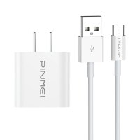 品魅24W全兼容快充国标3C认证TYPE-C套装1.2M单口线充套装